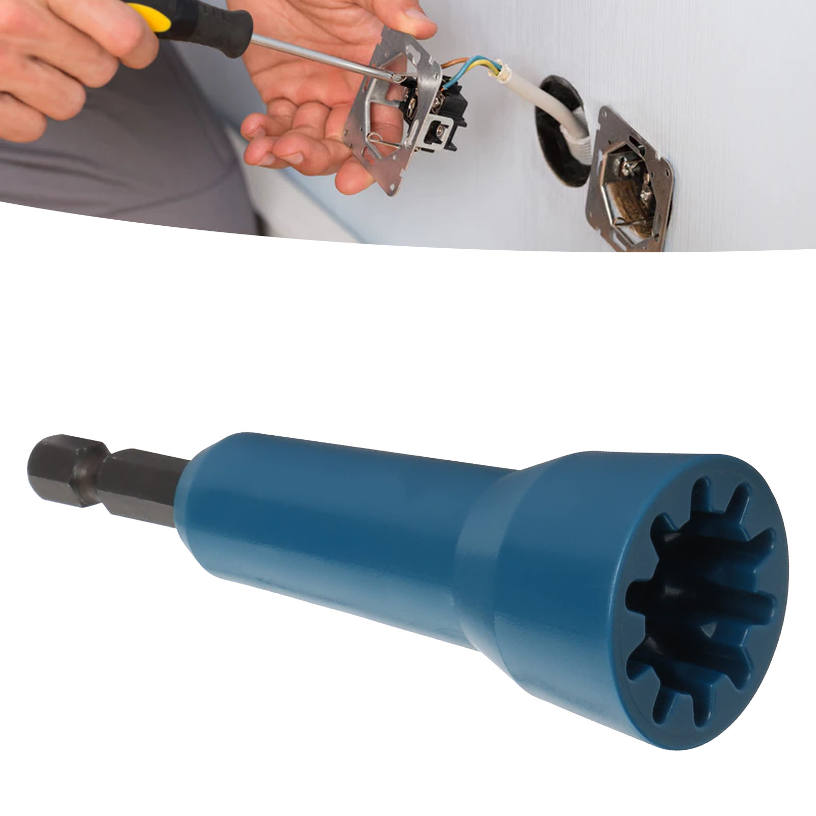 Drahtwickelwerkzeug, Bohrmaschine, Nylon-drahtwickelaufsatz, 6-mm-bohrfutter, Werkzeugaufbewahrungszubehör