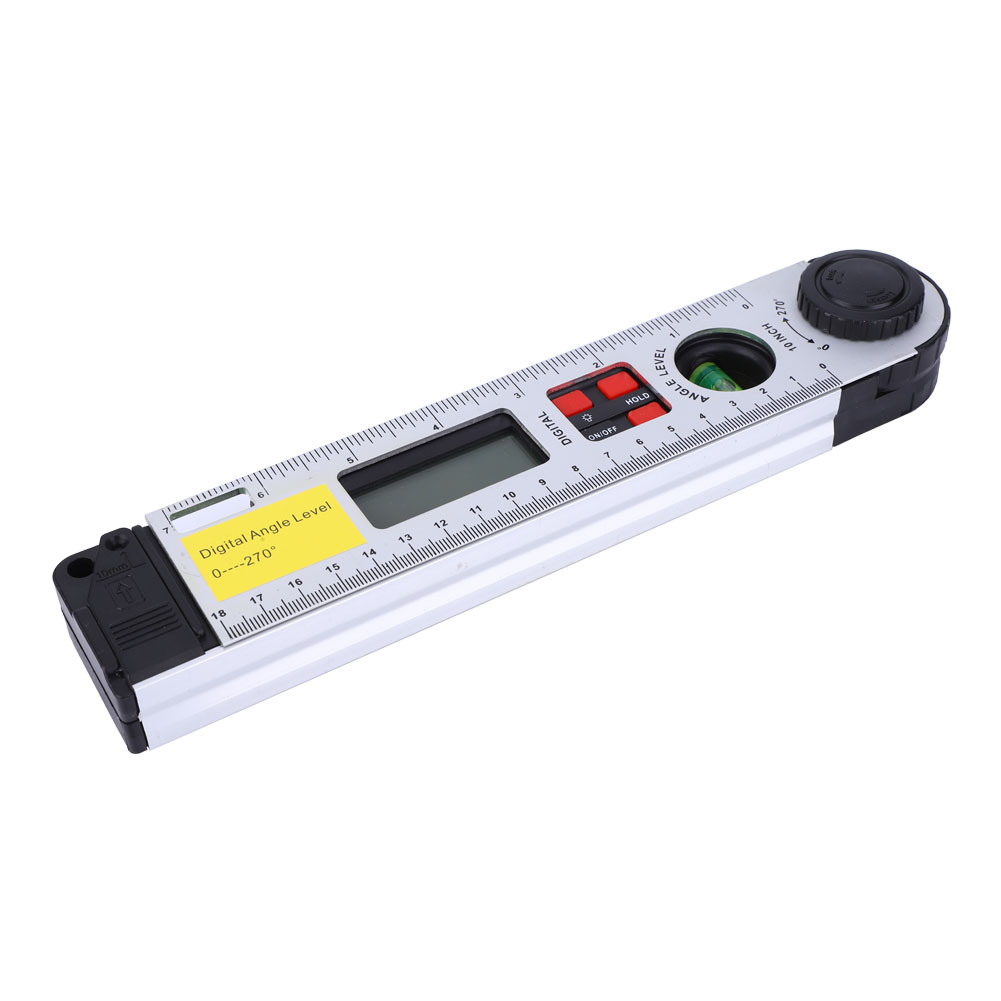 Digitaler Infrarot-winkelmesser, Elektronische Wasserwaage, Neigungsmesser, Winkelmesser 250 Mm (0–270°)
