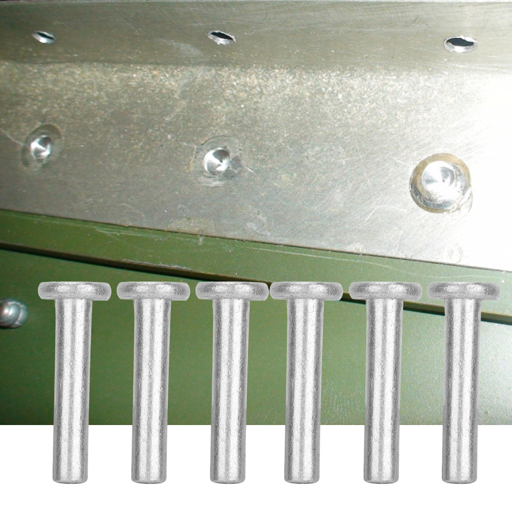 100 Stück Gb867 M4 Flachkopf-aluminiumnieten, Flachkopf-blindnieten (m420)
