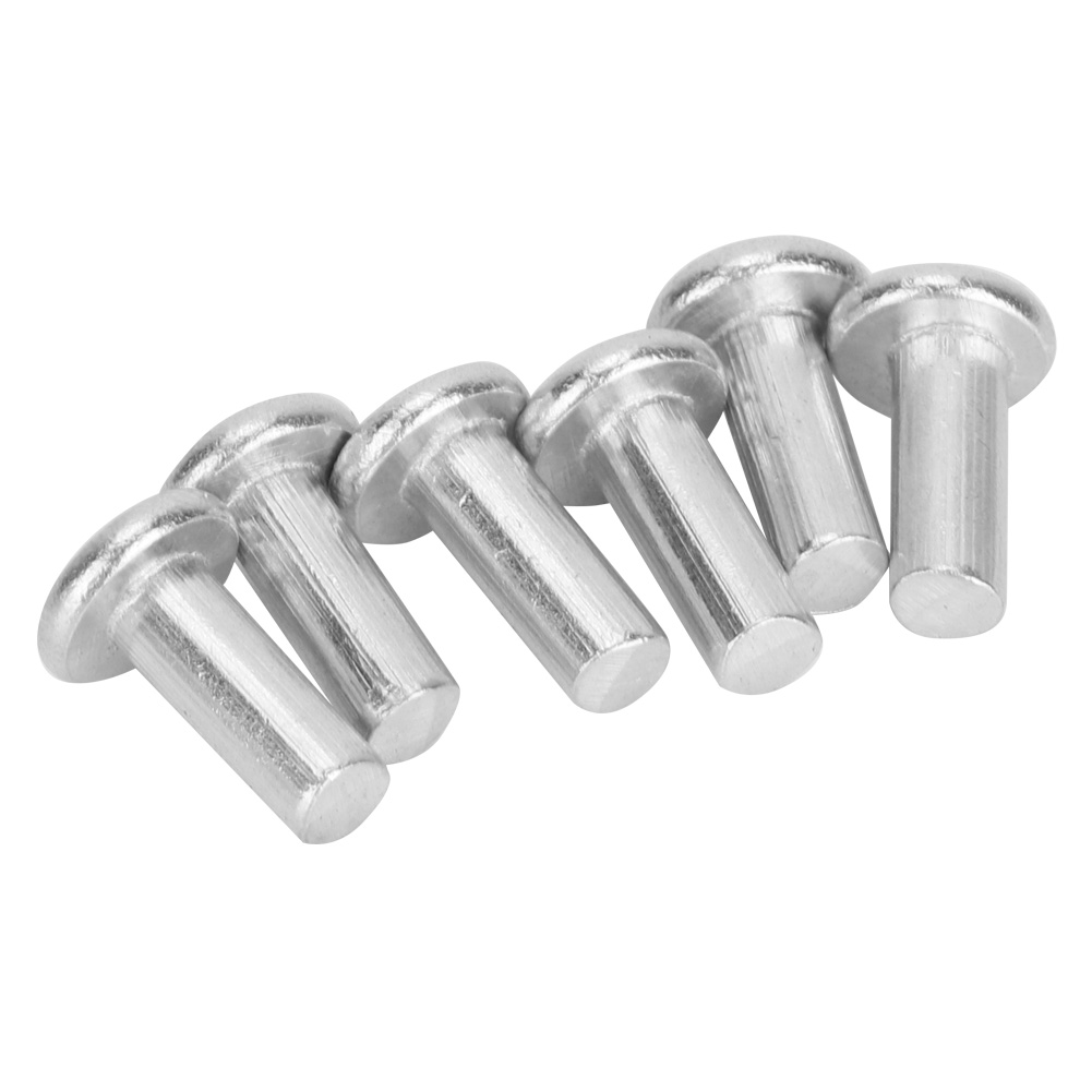 100 Stück Gb867 M4 Flachkopf-aluminiumnieten, Flachkopf-blindnieten (m410)