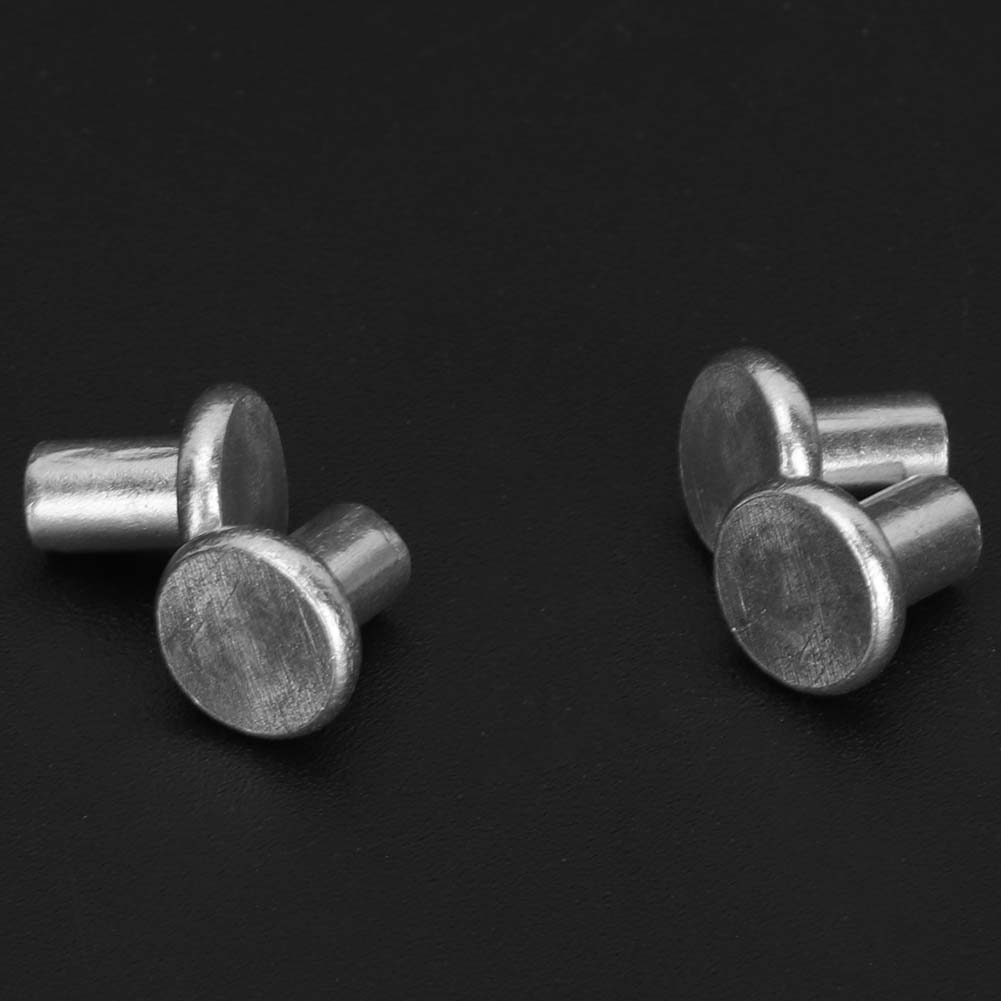100 Stück Gb867 M4 Flachkopf-aluminiumnieten, Flachkopf-blindnieten (m44)