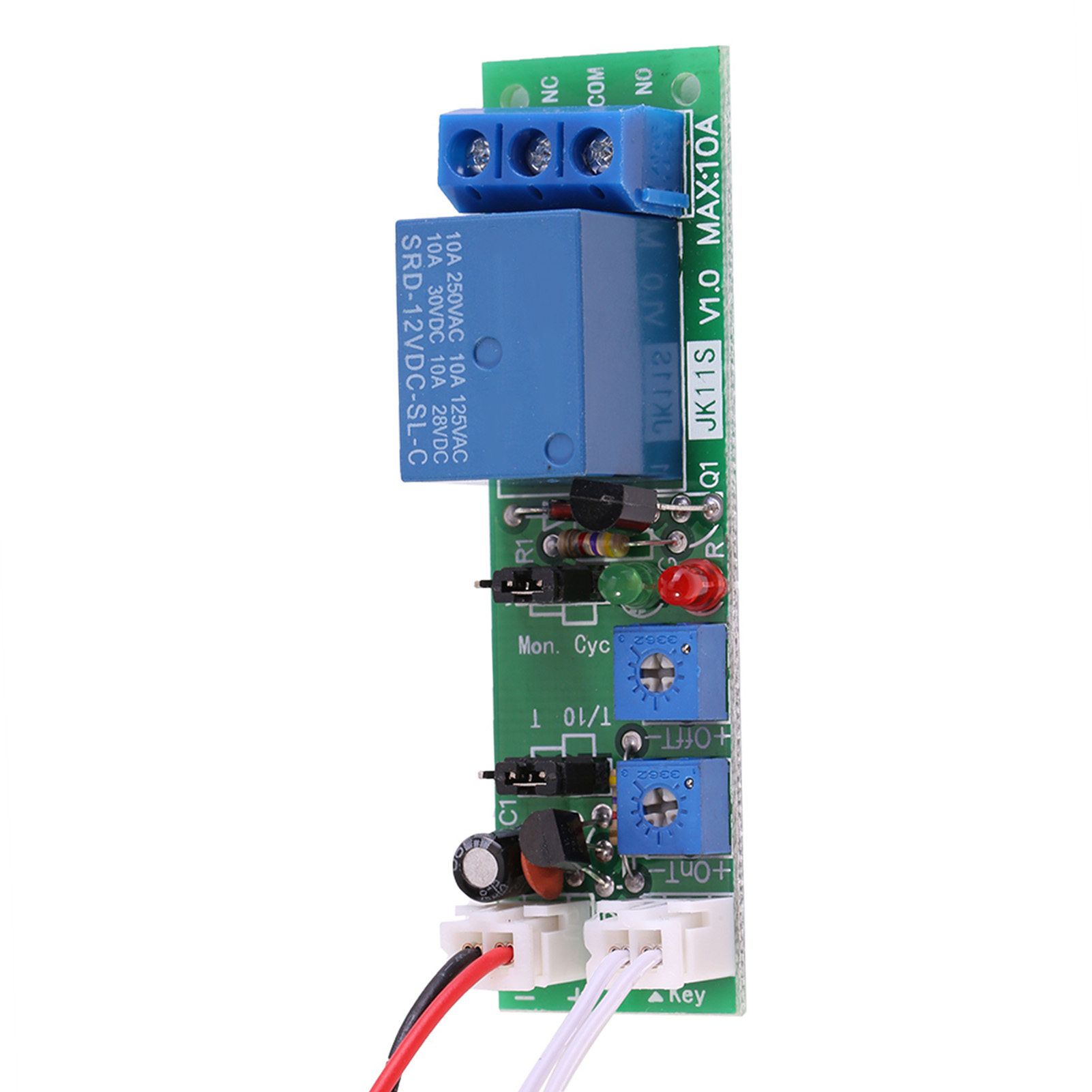 Relaismodul Mit Einstellbarer Zykluszeitverzögerung (dc12v, 0-24h)