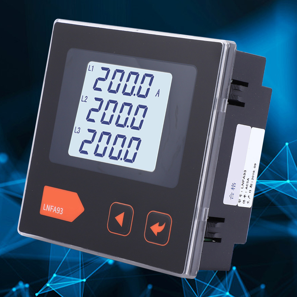 Lnfa93 Stromzähler Für Generatoren, Drehstrom-amperemeter Mit Digitalanzeige