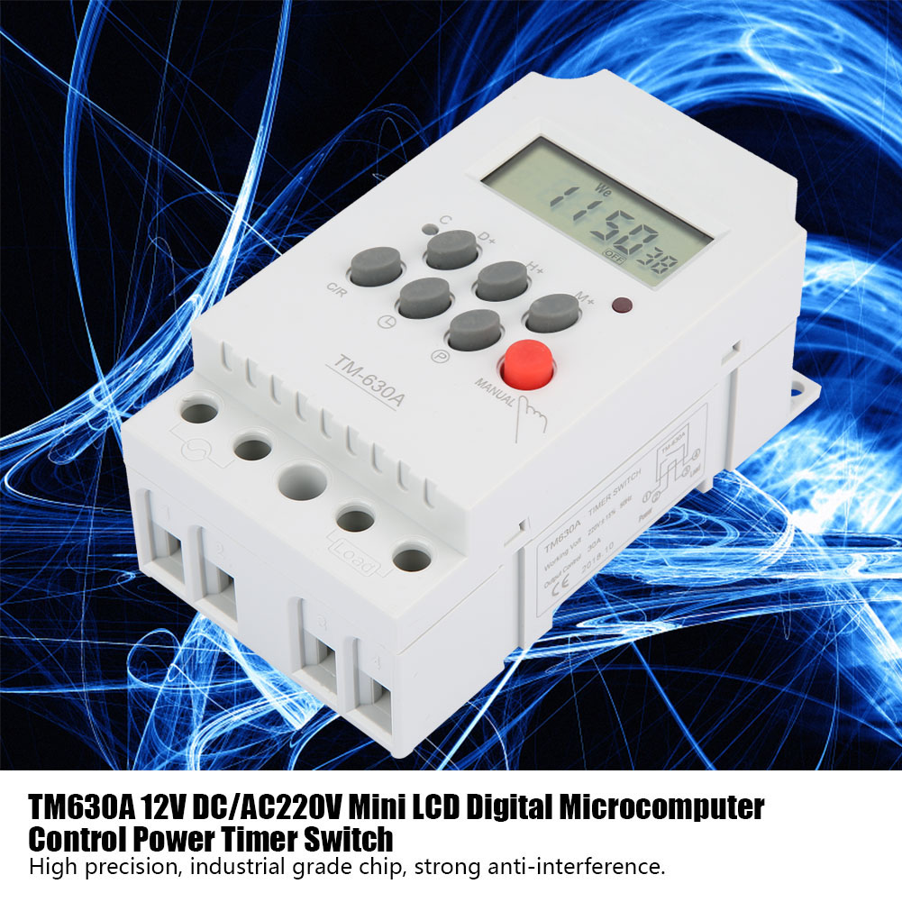 Tm630a Ac220v Mini-lcd-digital-mikrocomputer-steuerungs-timer-schalter (ac220v)