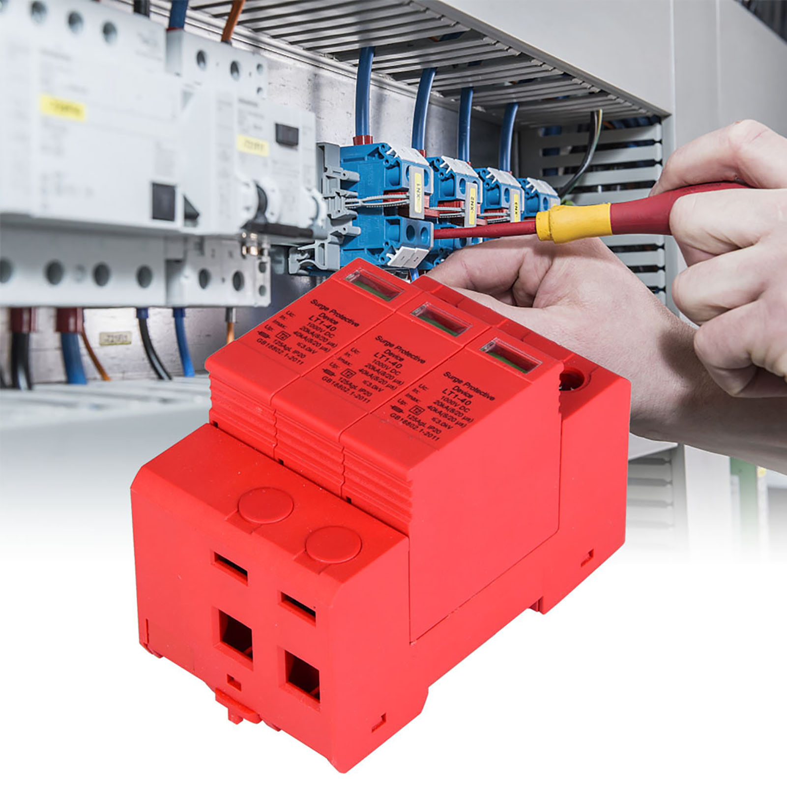 3p 3,0 Kv Dc-überspannungsableiter Zum Blitzschutz (3p40ka)