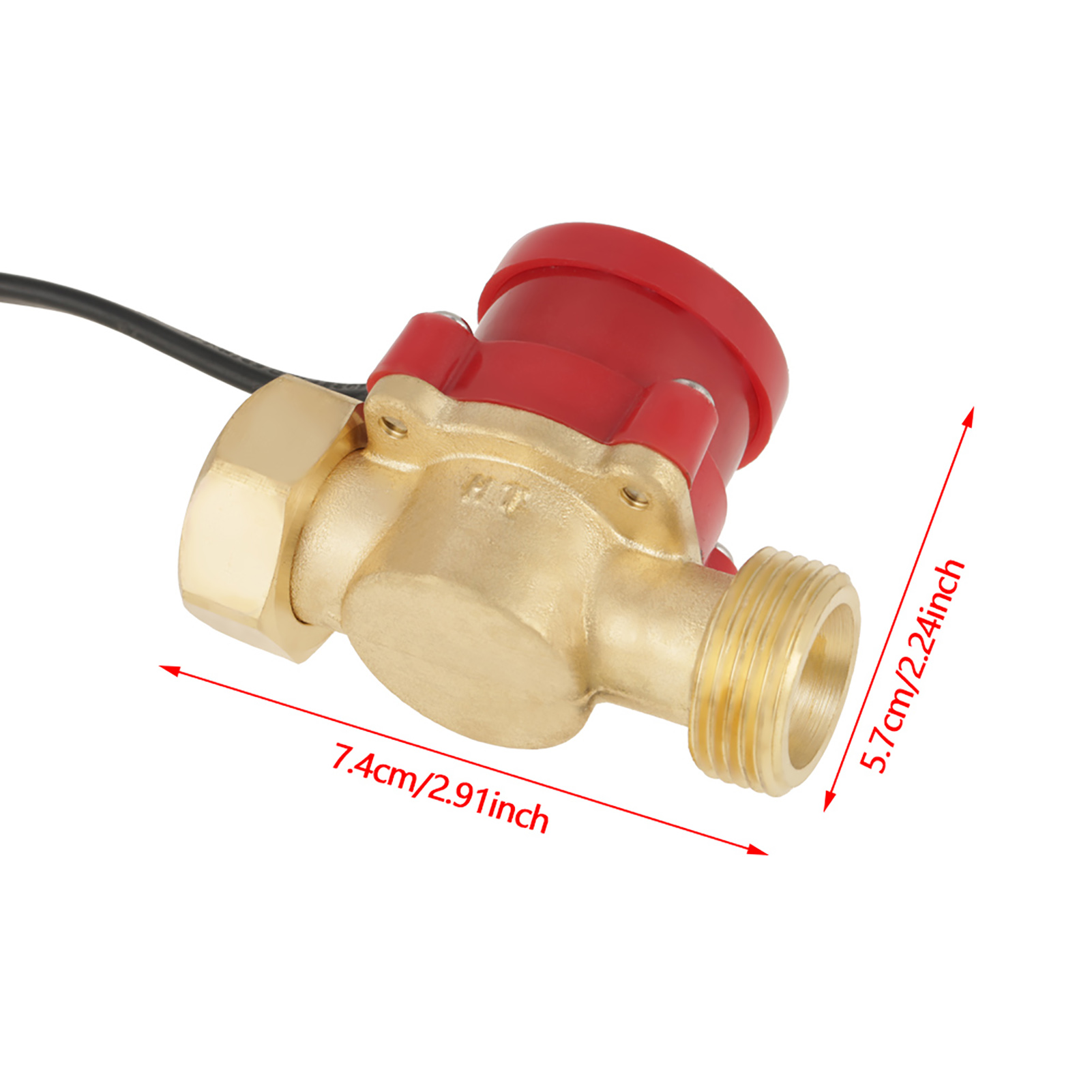 Stück Ht-60 220v 0,5a G3/4"-3/4" Gewinde Wasserpumpen-durchflusssensorschalter
