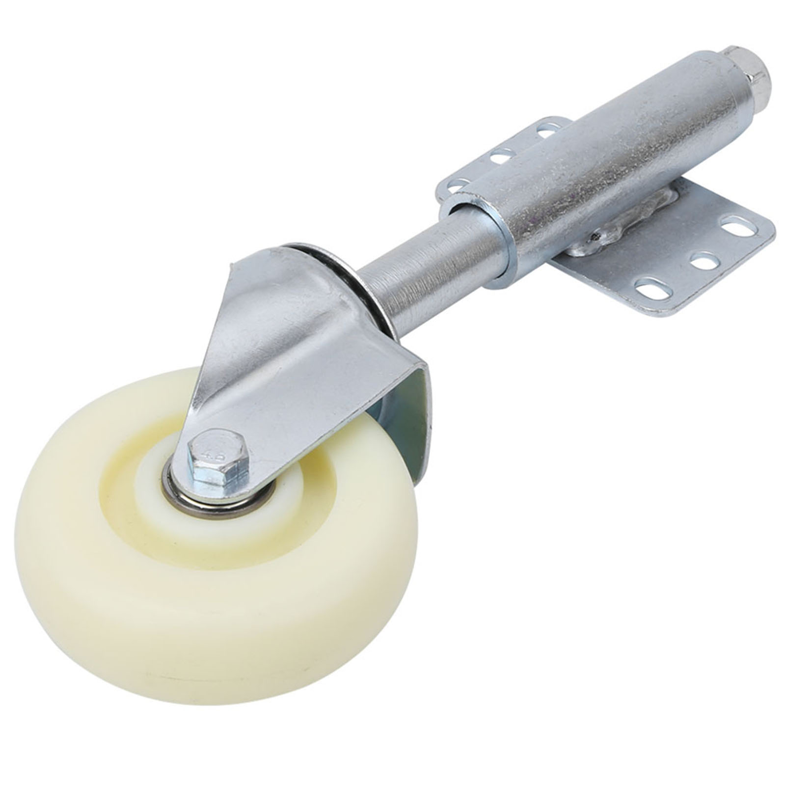 10 Cm Nylon-torrolle, Federbelastet, Schwenkrad, Schwerlastausführung, Tragfähigkeit 45 Kg
