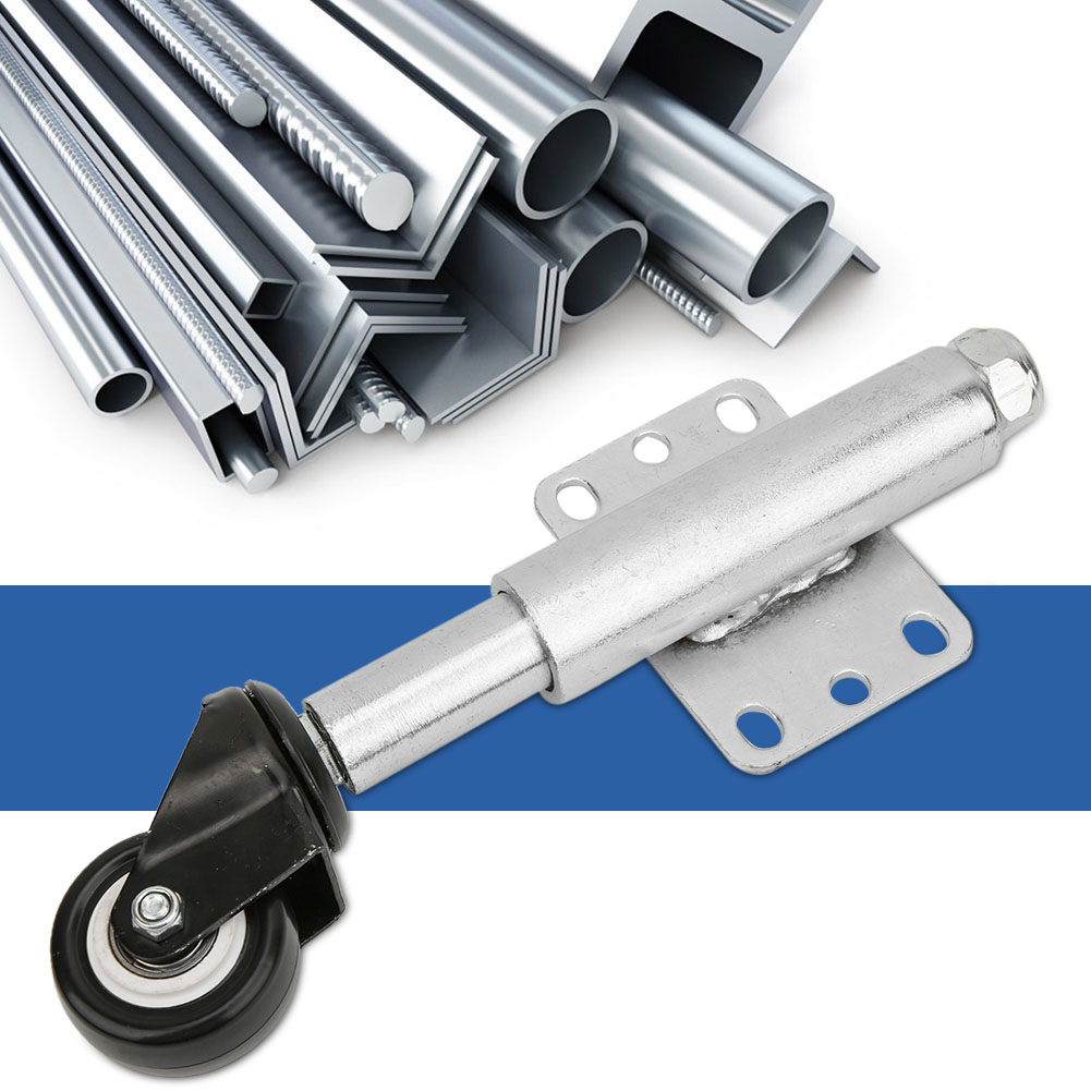 2" Pu-torrolle, Federbelastet, Drehbar, Robuste Ausführung, Tragfähigkeit 110 Lbs
