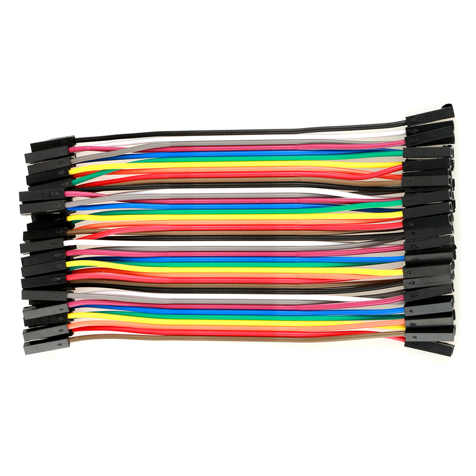 5-teiliges Set Farbiger Hilfskabel (11,5 Cm), 40-polige Ff-flachbandkabel Für Steckplatinen