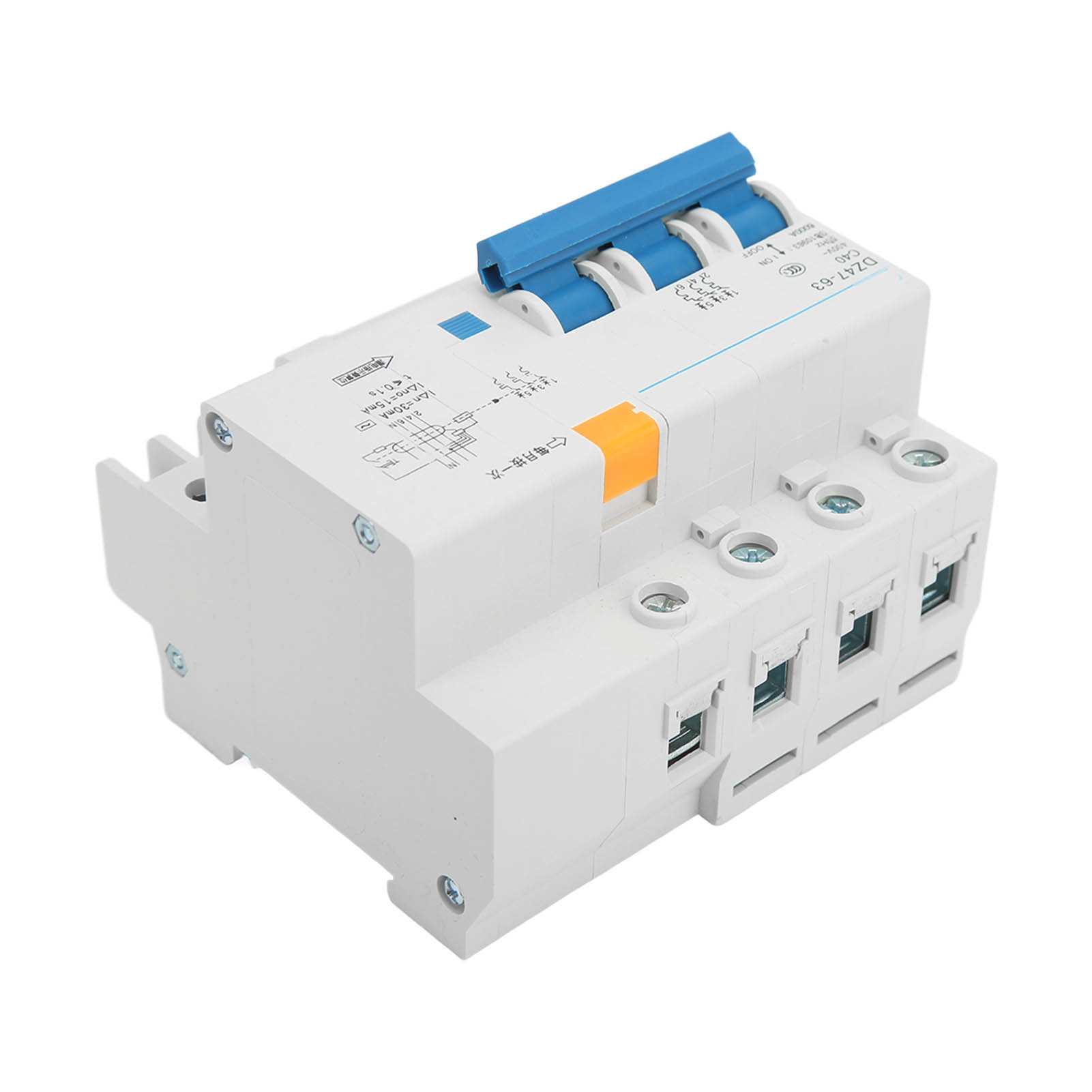 3p/n-leistungsschalter, Trennschalter, Din-schiene, 400 V, 40 A, 6000 A Abschaltvermögen