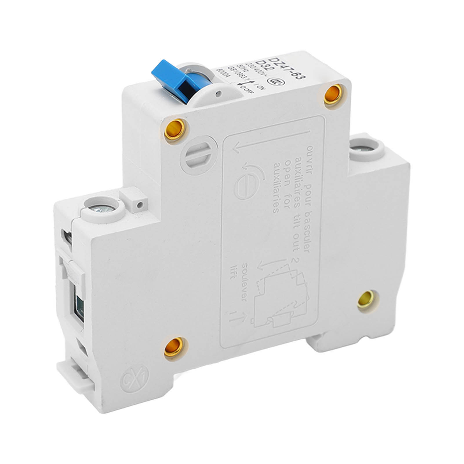 Din-schienen-miniatur-leistungsschalter, 1-polig, 230 V/400 V, 32 A, Abschaltvermögen 6000 A
