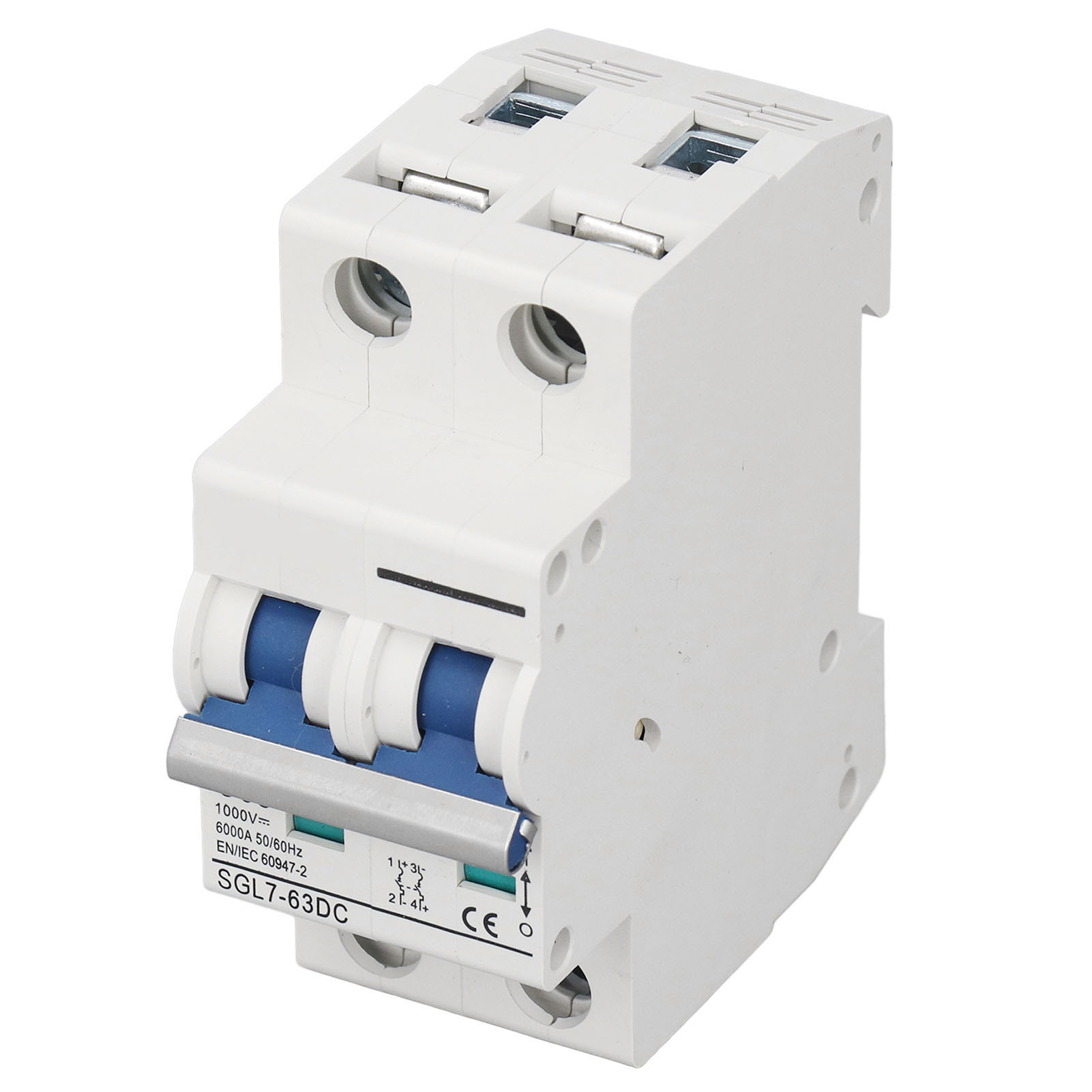 Dc-miniatur-leistungsschalter L7, Bauform, Leistungsschalter Für Photovoltaikanlagen, 2-polig, 1000 V, 63 A