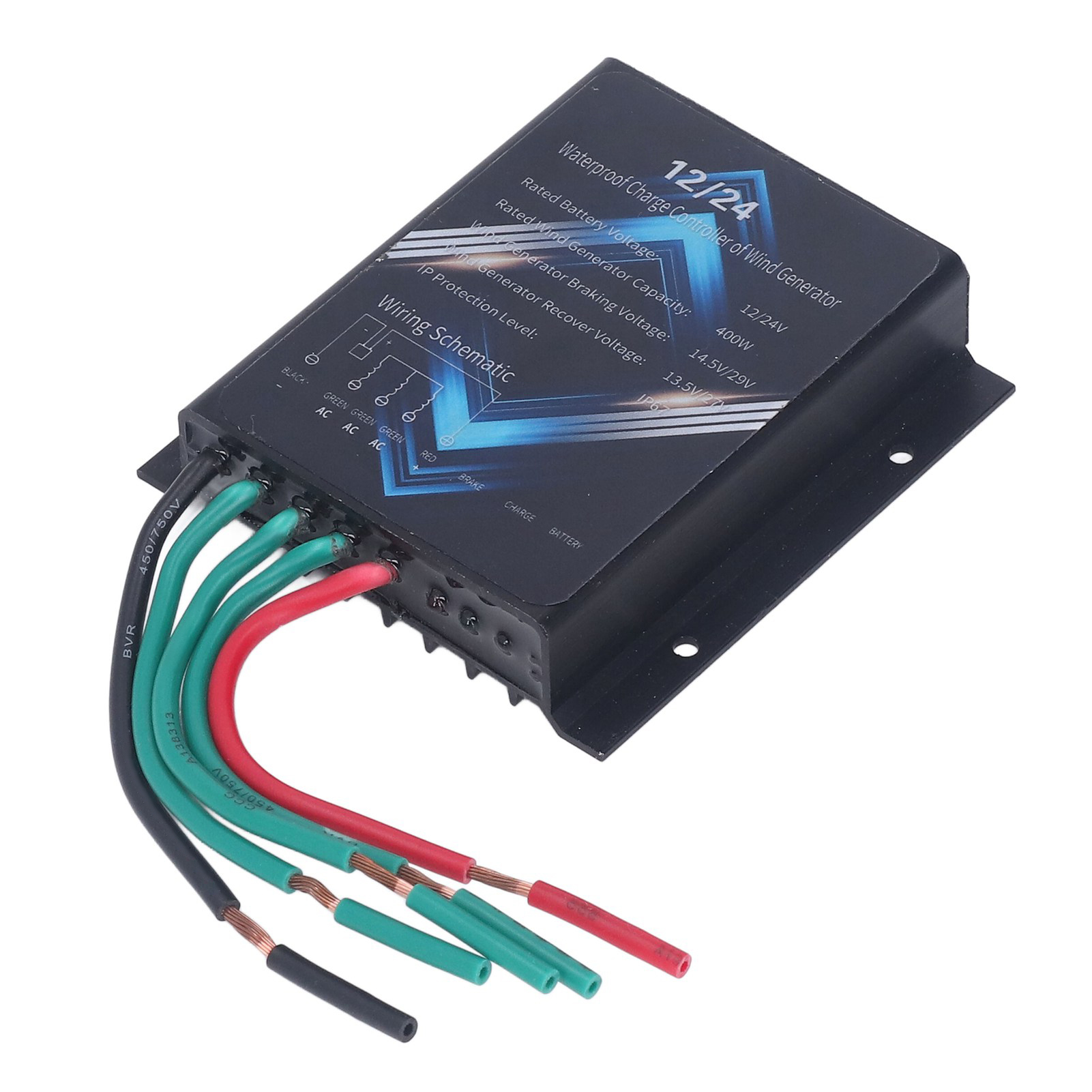 Windgenerator-steuerung Aus Aluminiumlegierung, Wasserdicht, 400 W, 12 V/24 V