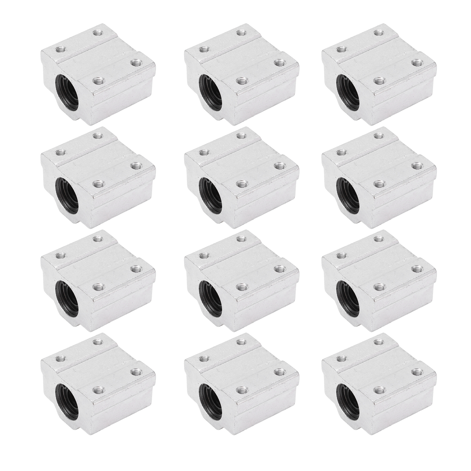 12 Stück Linearführungsblock-gehäusebuchsen Für Cnc-gleiteinheiten Für Scs8uu-rollen