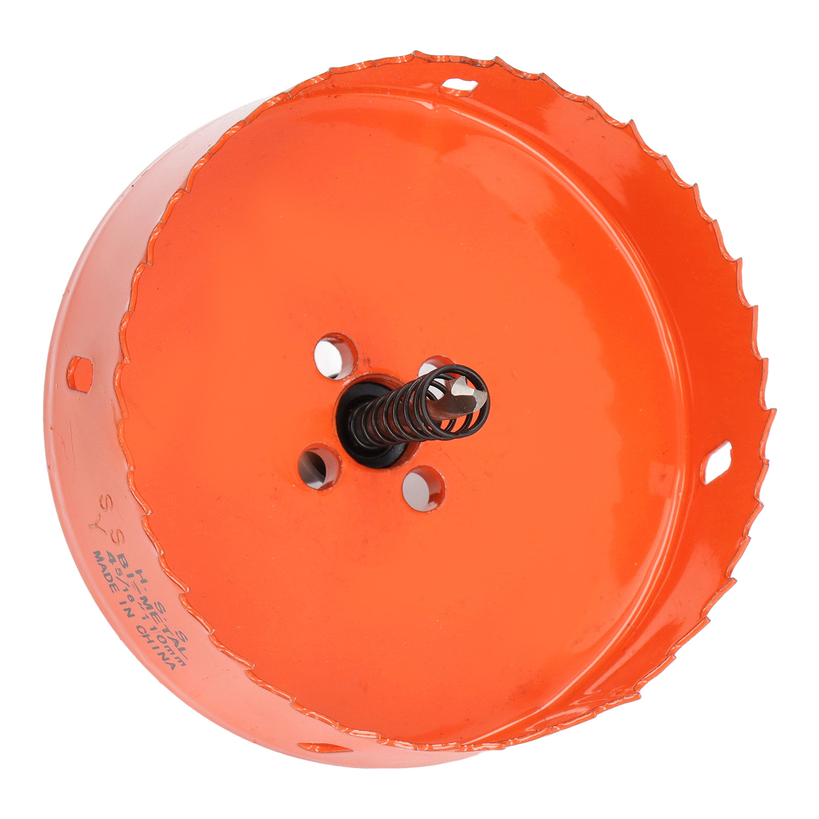 Bimetall-hss-lochsäge Mit Robustem Schaft Zum Lochen In Holz, Pvc Und Metall, 110 Mm