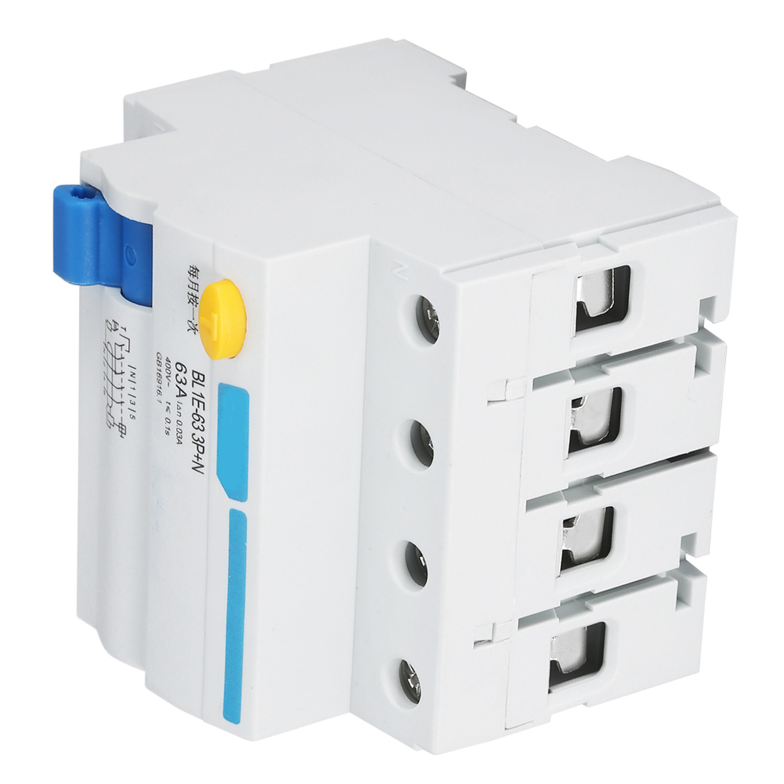 Bl1e-63 3-poliger Fehlerstromschutzschalter N 63a 230v 30ma
