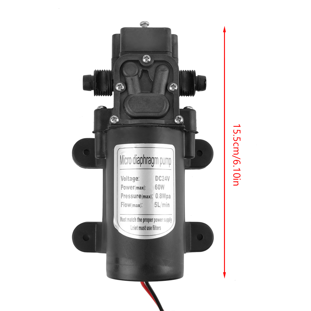Dc24v 60w 5l Min Miniatur-hochdruck-elektromembran-selbstansaugpumpe
