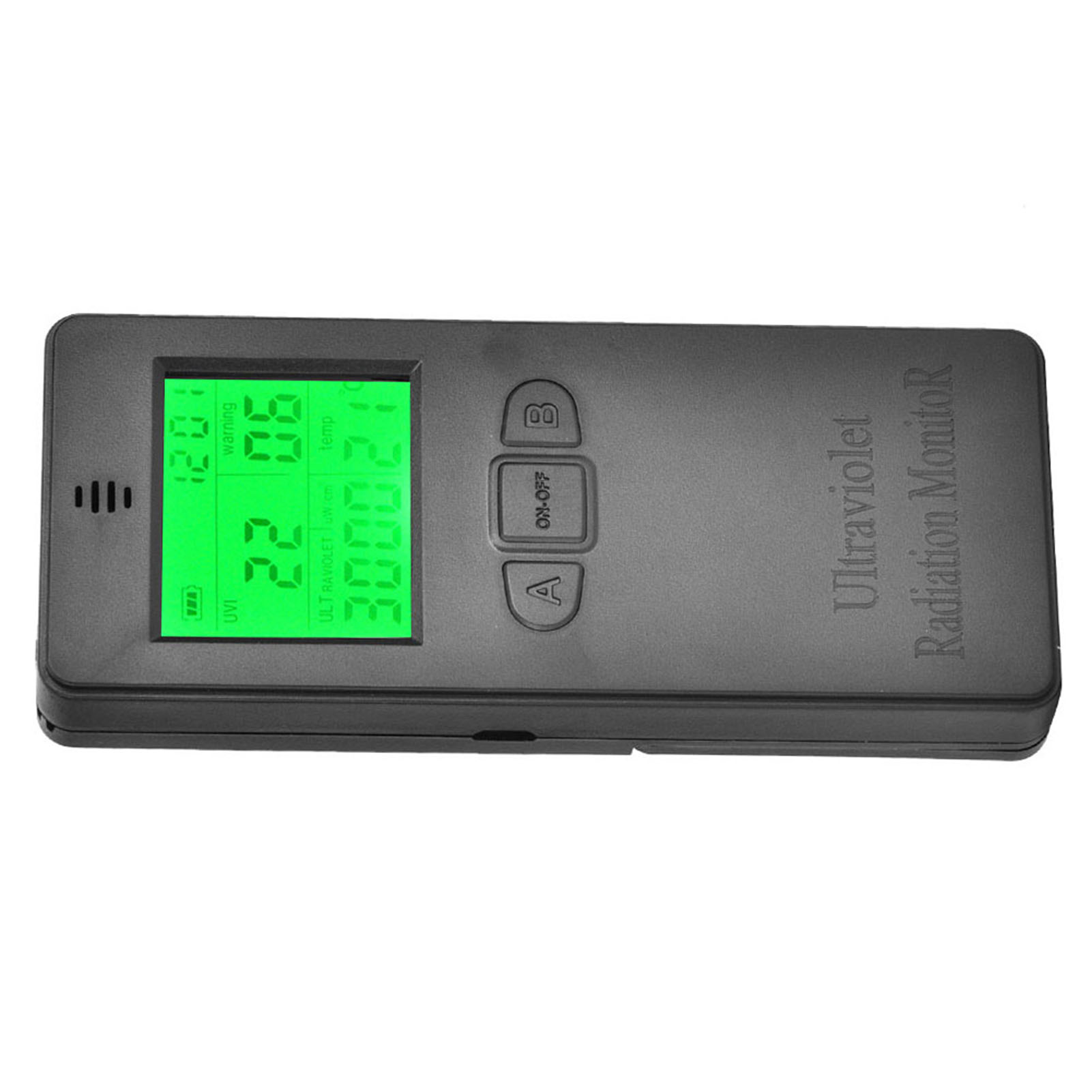 Tragbarer Digitaler Lcd-uv-strahlungsdetektor Mit Temperaturanzeige