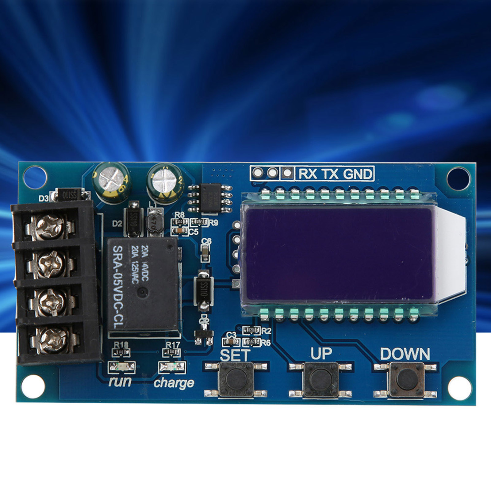 Xy-l10a Lithium-batterie-laderegler-schutzplatinenmodul Mit Lcd-anzeige (6-60v)
