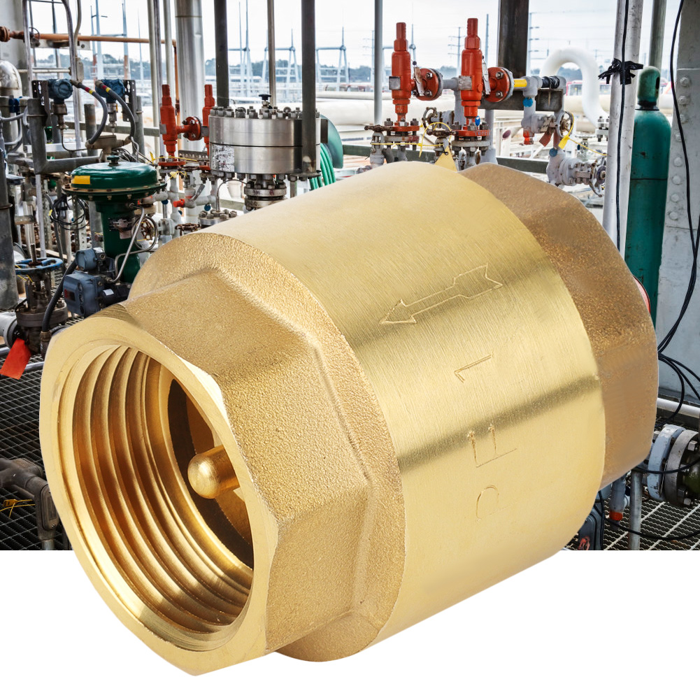 Präzisions-rückschlagventil Aus Messing Mit Gewinde Für Wasser, Gas Und Öl (g1'')