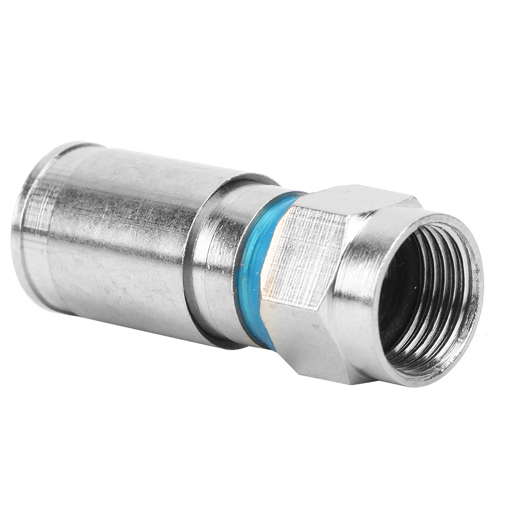 10 Stück Rg6 Uk Kompressionsstecker Typ F Kabelantennen-video-satellitenadapter (f-008)