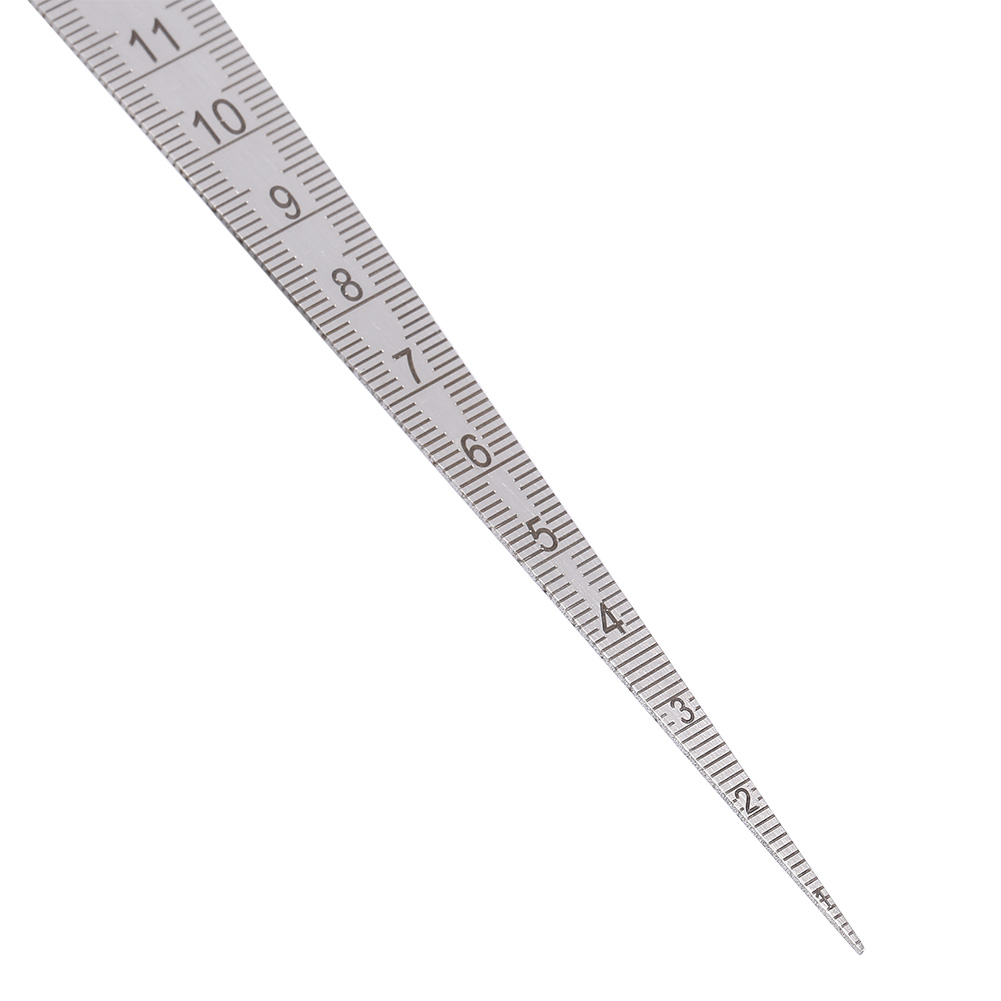 1-15 Mm Edelstahl-lineal, Schweißbandmaß, Metrisches Und Zölliges Messwerkzeug
