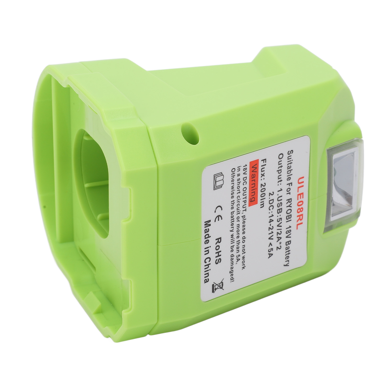 18v Lithium-akku-konverter Mit 5v Und 2a Dual-usb-ausgang Und Akkuadapter Für Elektrowerkzeuge