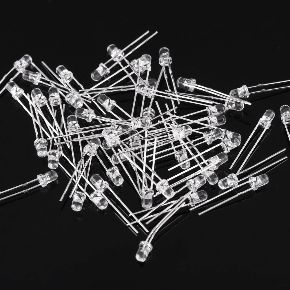 500-teiliges 3-mm-led-lichtset In Weiß, Gelb, Rot, Blau Und Grün – Diy-set