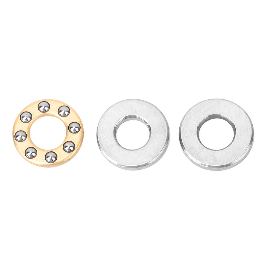 10-teiliger Satz Miniatur-hochpräzisions-axialkugellager Aus Flachstahl (f2.5-6m 2,5x6x3mm)