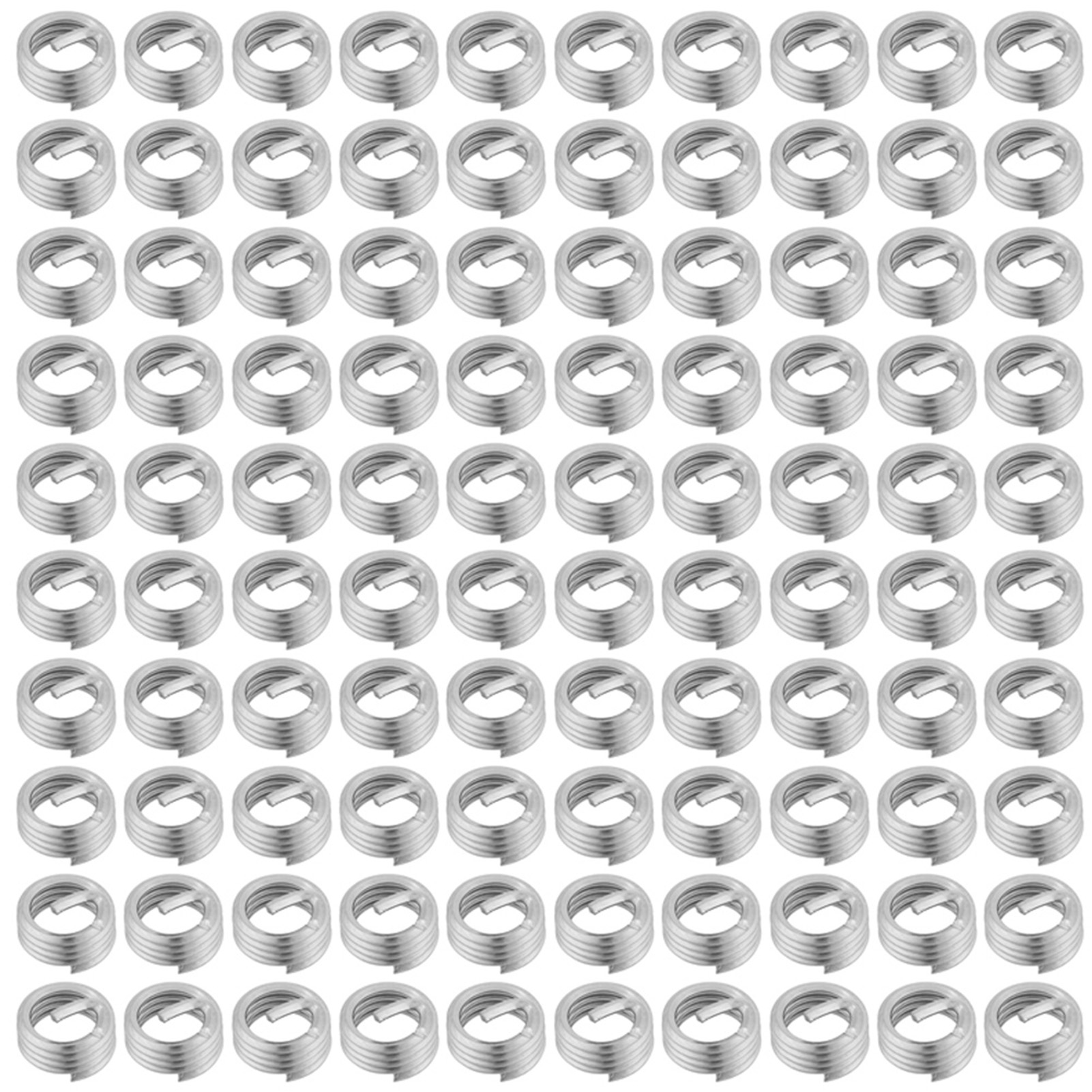 100 Gewindebuchsen Aus Edelstahl, Spiralförmig, M6 X 1,0 X 1d Länge