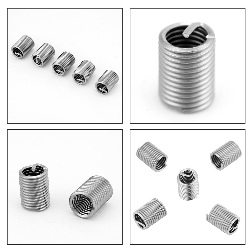 50 Stück Gewindeeinsätze Aus Edelstahl Ss304, Spiralförmig, Länge M6 X 1,0 X 2,5 Mm