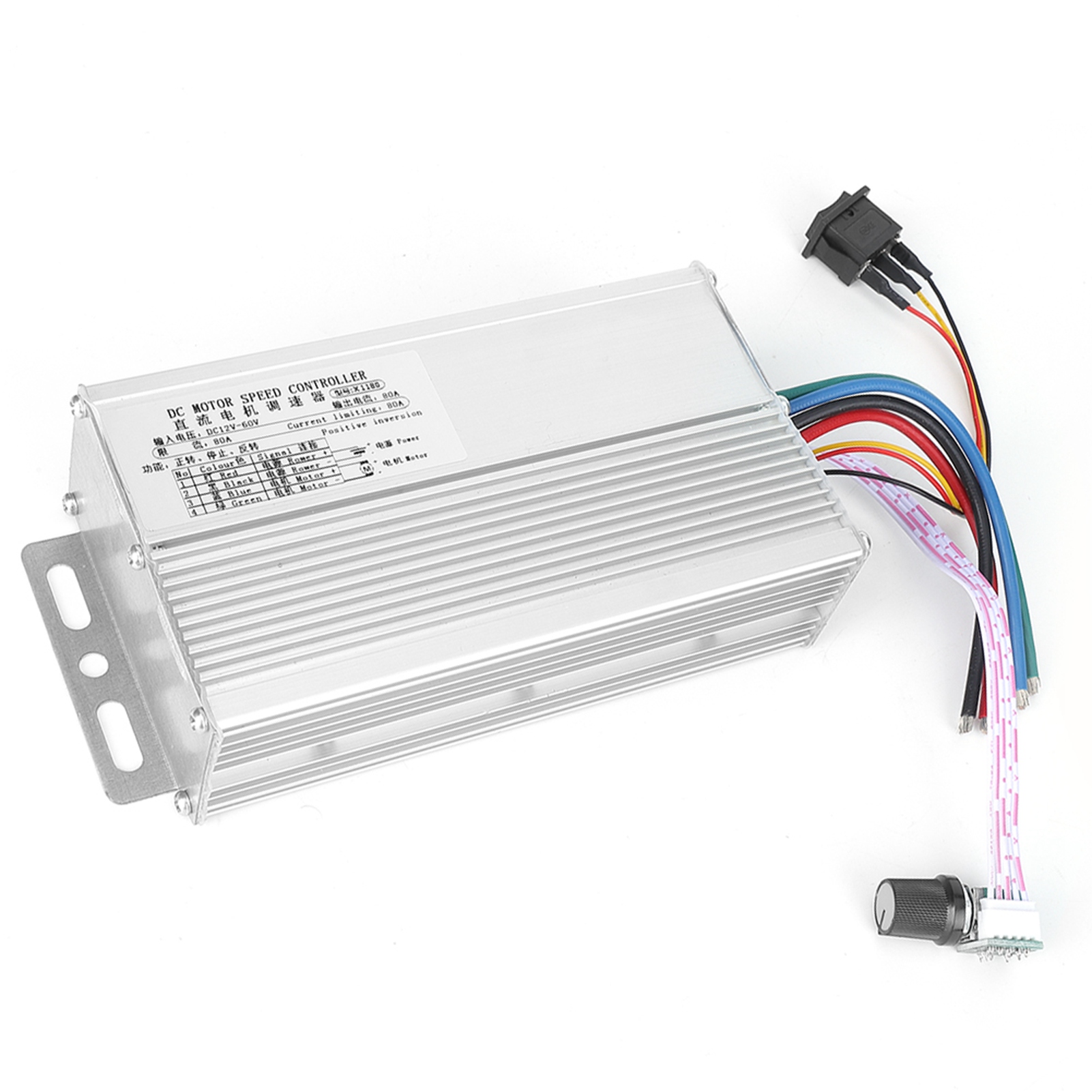 Drehzahlregler Für Gleichstrombürsten (gegen Den Uhrzeigersinn/im Uhrzeigersinn) 12–60 V, 80 A