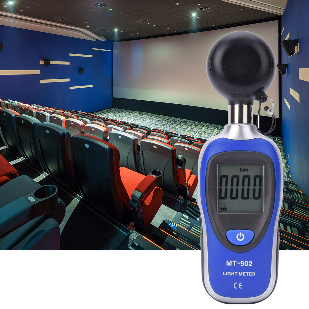 Digitales Lcd-belichtungsmessgerät Mt-902, Beleuchtungs-/fotometer, Fc-tester, 0–200 K Lx/0–20 K Fc
