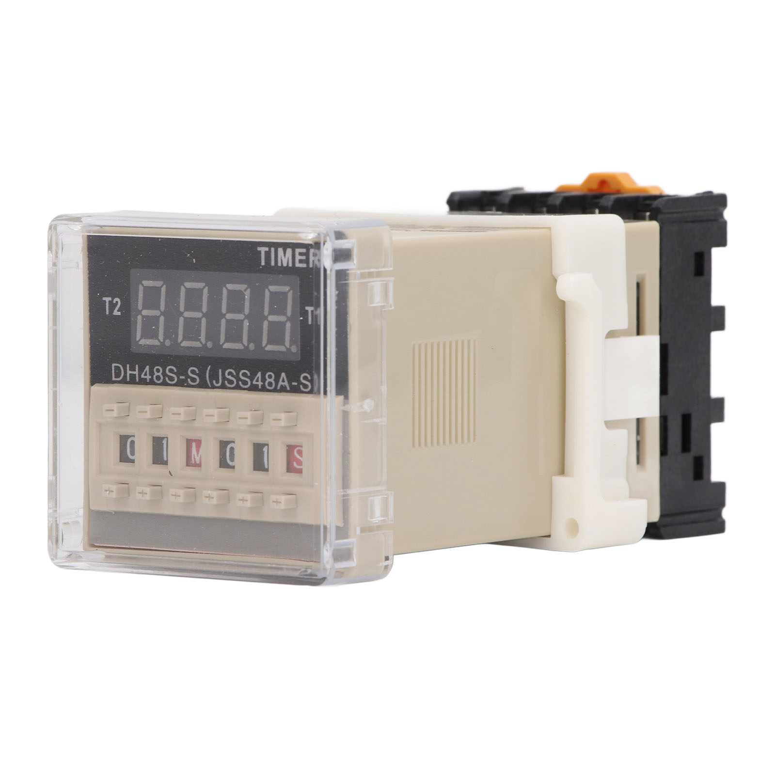 Zeitrelais 0,1 S - 99 H Einstellbarer Digitaler Verzögerungsschalter Für Straßenbeleuchtungs-steuerschränke Dc12v