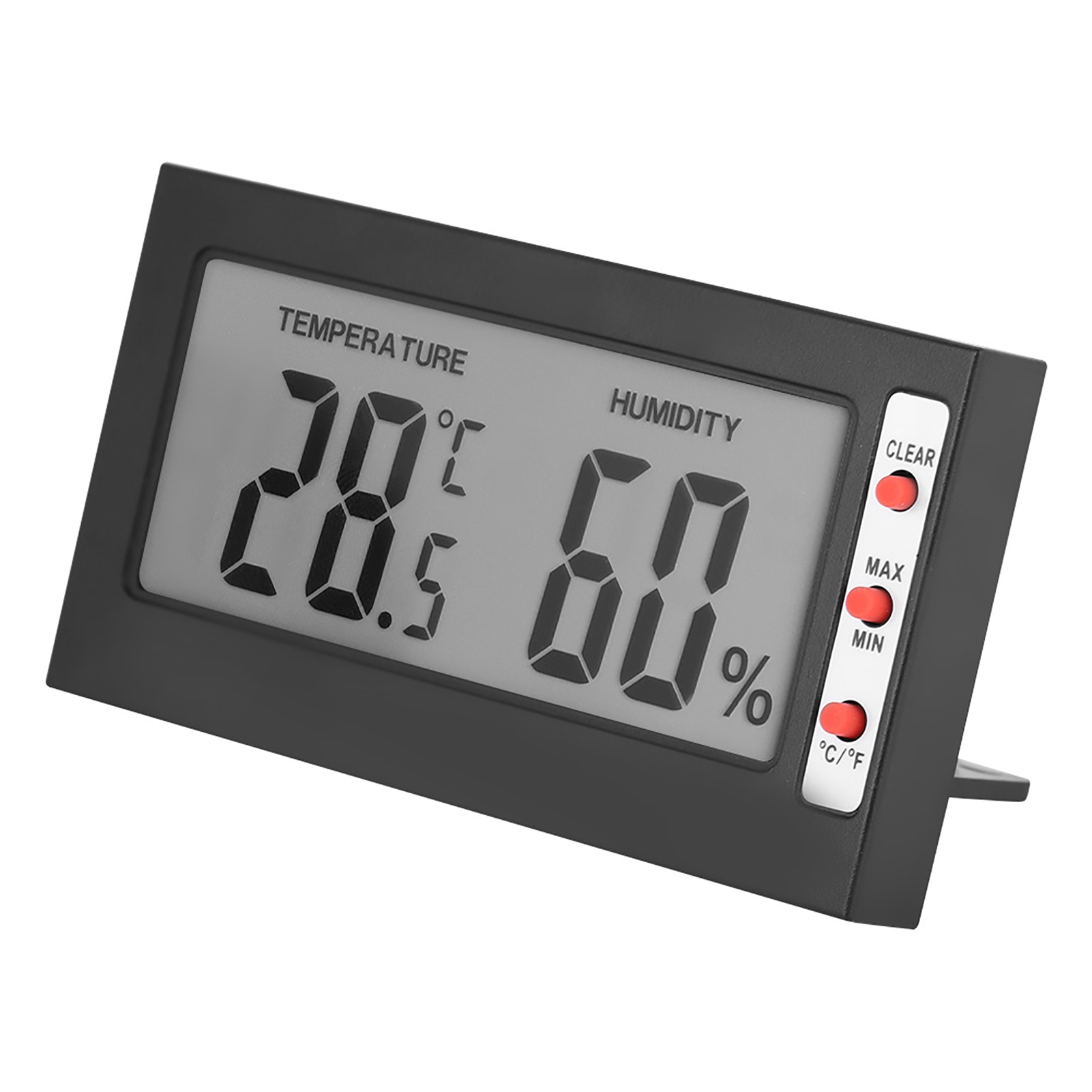 Tragbares Digitales Lcd-thermometer-hygrometer 0-50℃ 10-99% Rh