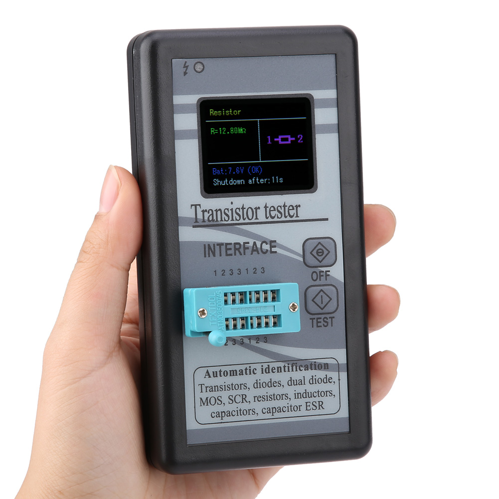 M328 Multifunktionales Lcd-digitaltransistor-testgerät 0,5 Ω - 50 Mω