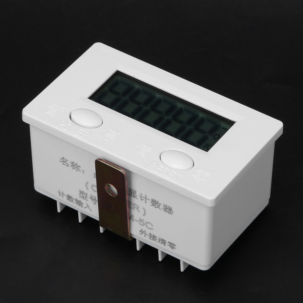 Berm Digitalzähler Bem-5c, 5-stellige Lcd-anzeige (0–99999), Elektronischer Zähler