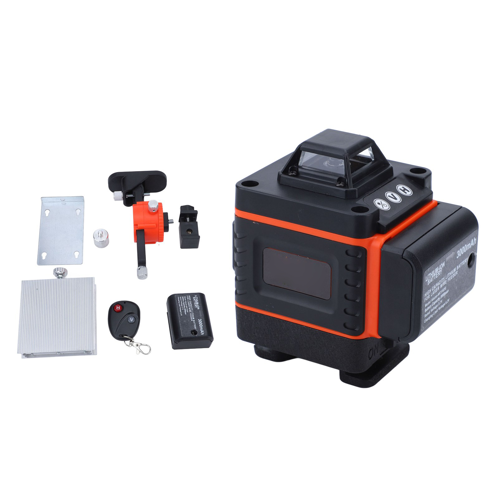 360°-laser-nivelliergerät, Multidirektional, 16 Linien, 4d-grünstrahl, Selbstnivellierend, Fernbedienung, 100–240 V, Eu-stecker
