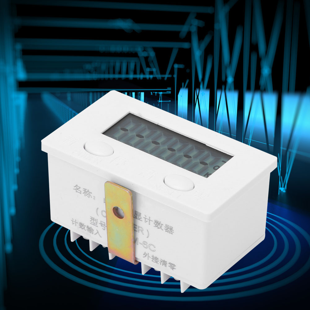 Berm Magnetinduktionsmessgerät Aus Kunststoff, 6-stellige Digitalanzeige 0-999999 Mit Schalter Bem-6c12φ