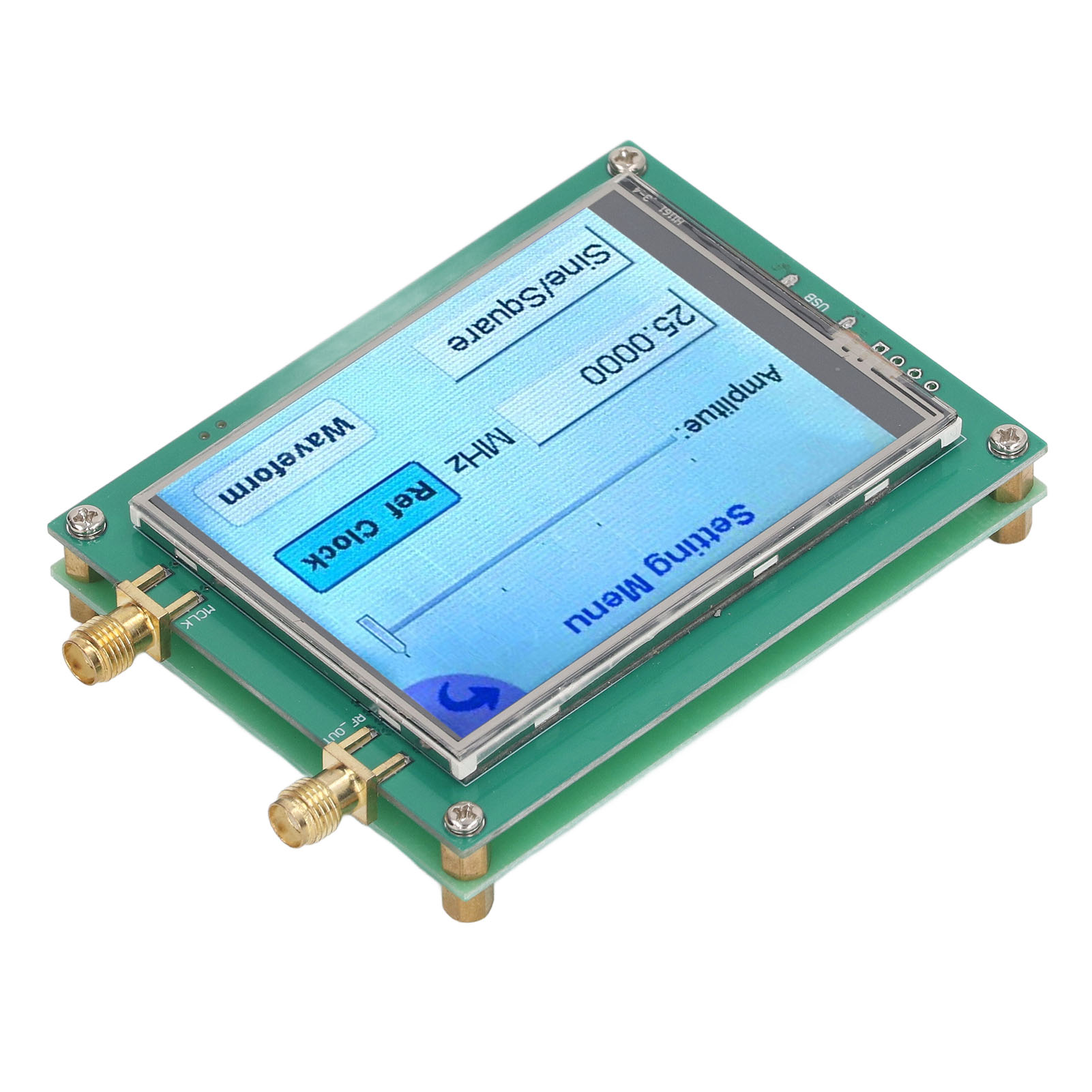 Hf-frequenzgeneratormodul 138–4400 Mhz Mit Touchscreen Adf4350 Und Sma-anschluss