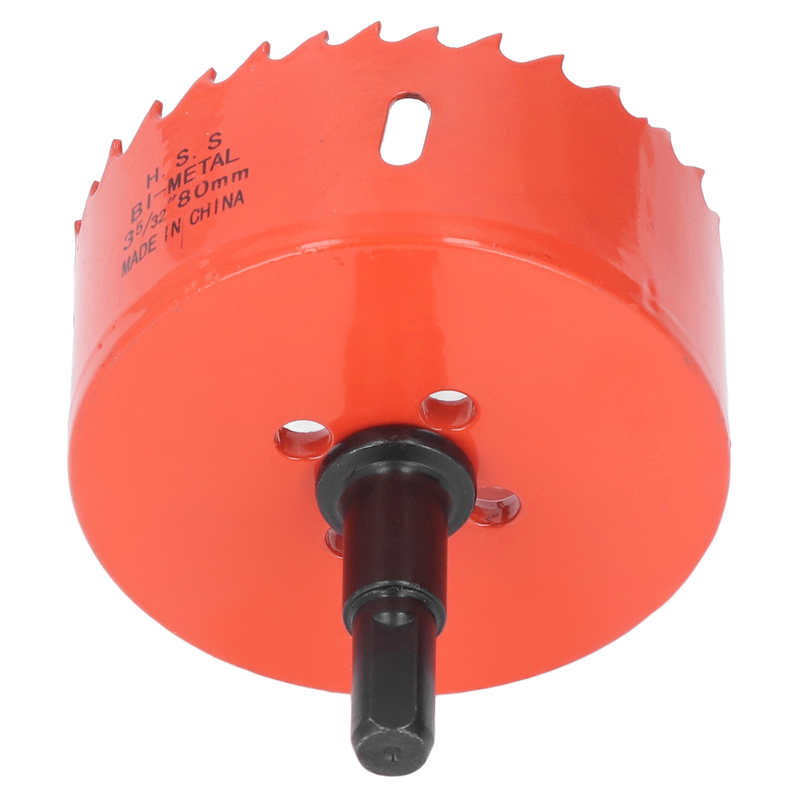 Hss-lochsäge Mit 80-mm-schaft, Scharfen Zähnen, Lochsäge Für Weichmetall Und Holz