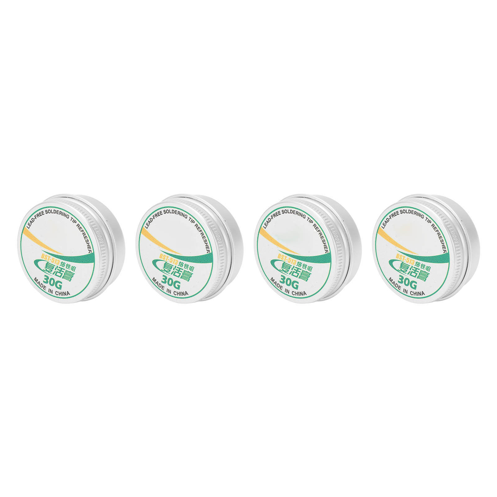 4 Stück Lötspitzenreinigungspaste, Zinnpulver, Reinigt Oxidierte Lötspitzen, 30 G
