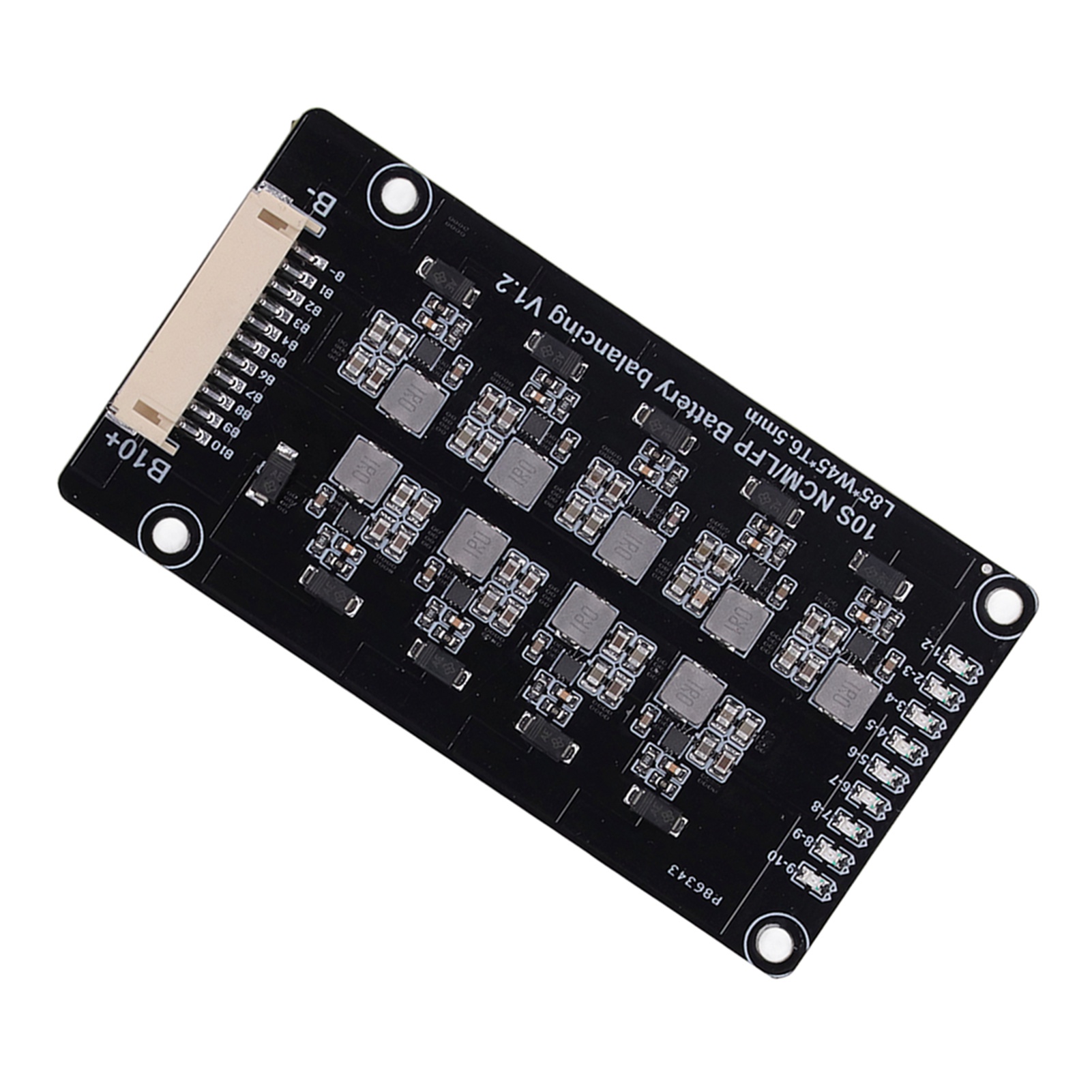 Automatischer 10s-batteriebalancer Mit Paralleler Balancierungsfunktion, Mos-platine, Induktiver Batteriebalancer Mit Kabel, 1,2 A, 2,0 V–4,5 V