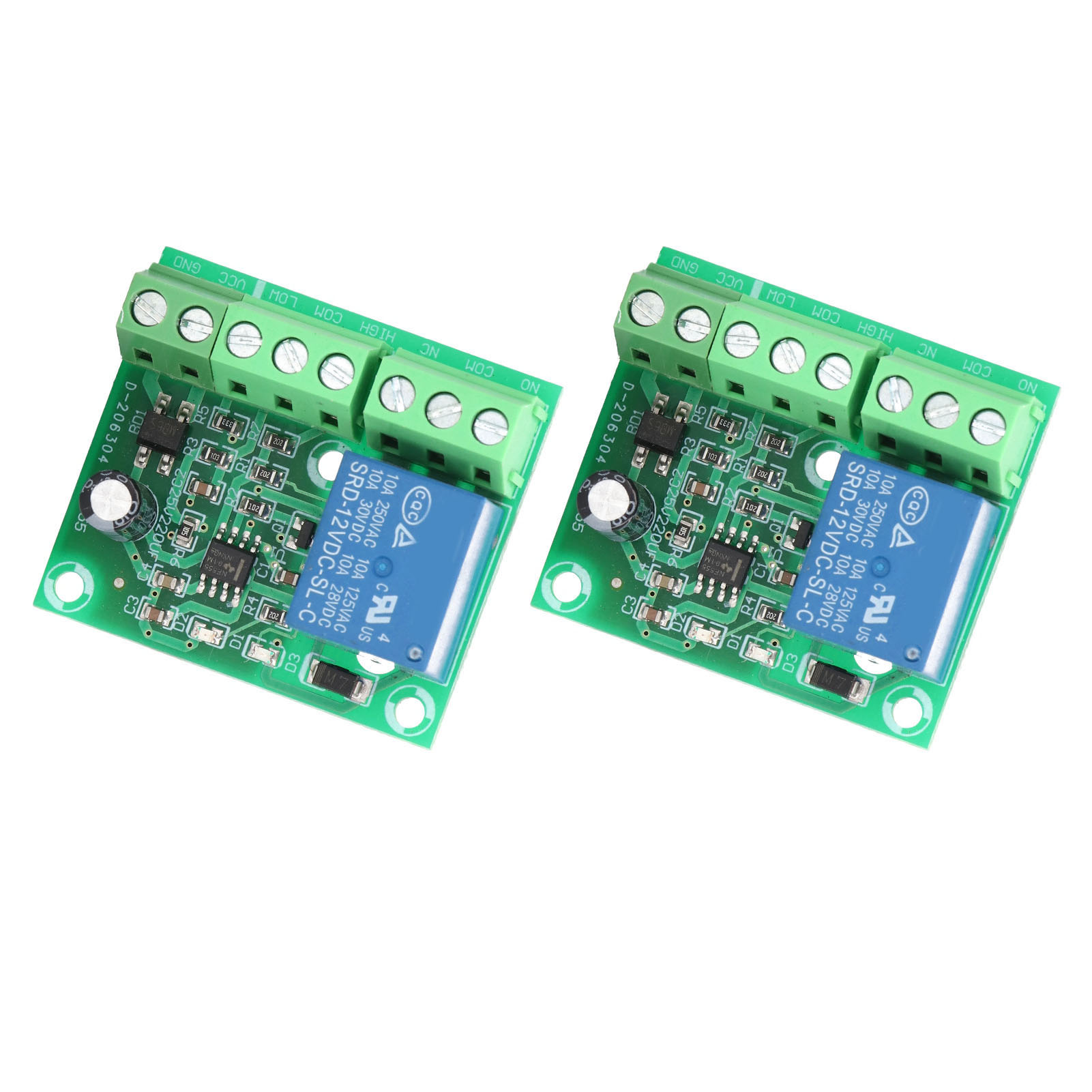 2 Stück Flüssigkeitsstandsensormodule, Wasserstandserkennung, Entwässerungssteuerplatine, 12 V