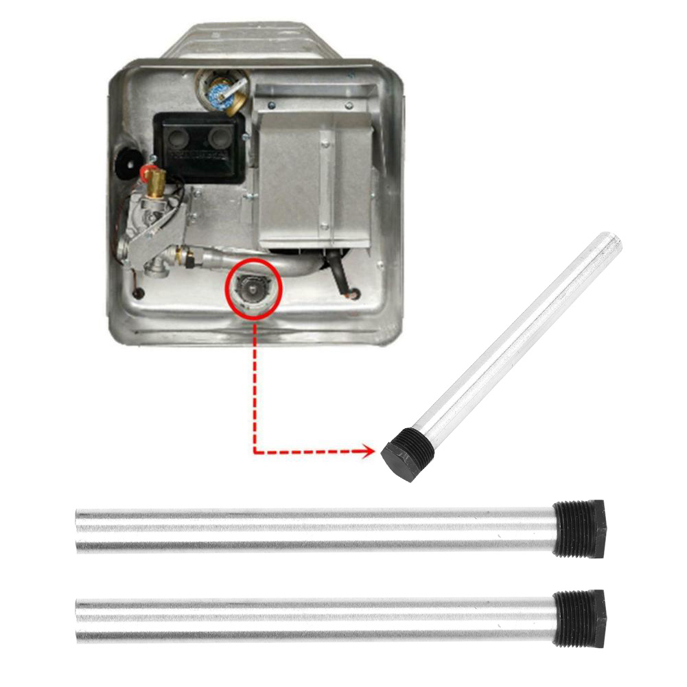 2 Stück 21 X 320 Mm Magnesiumanodenstäbe Für Warmwasserspeicher Mit Npt3/4-gewinde