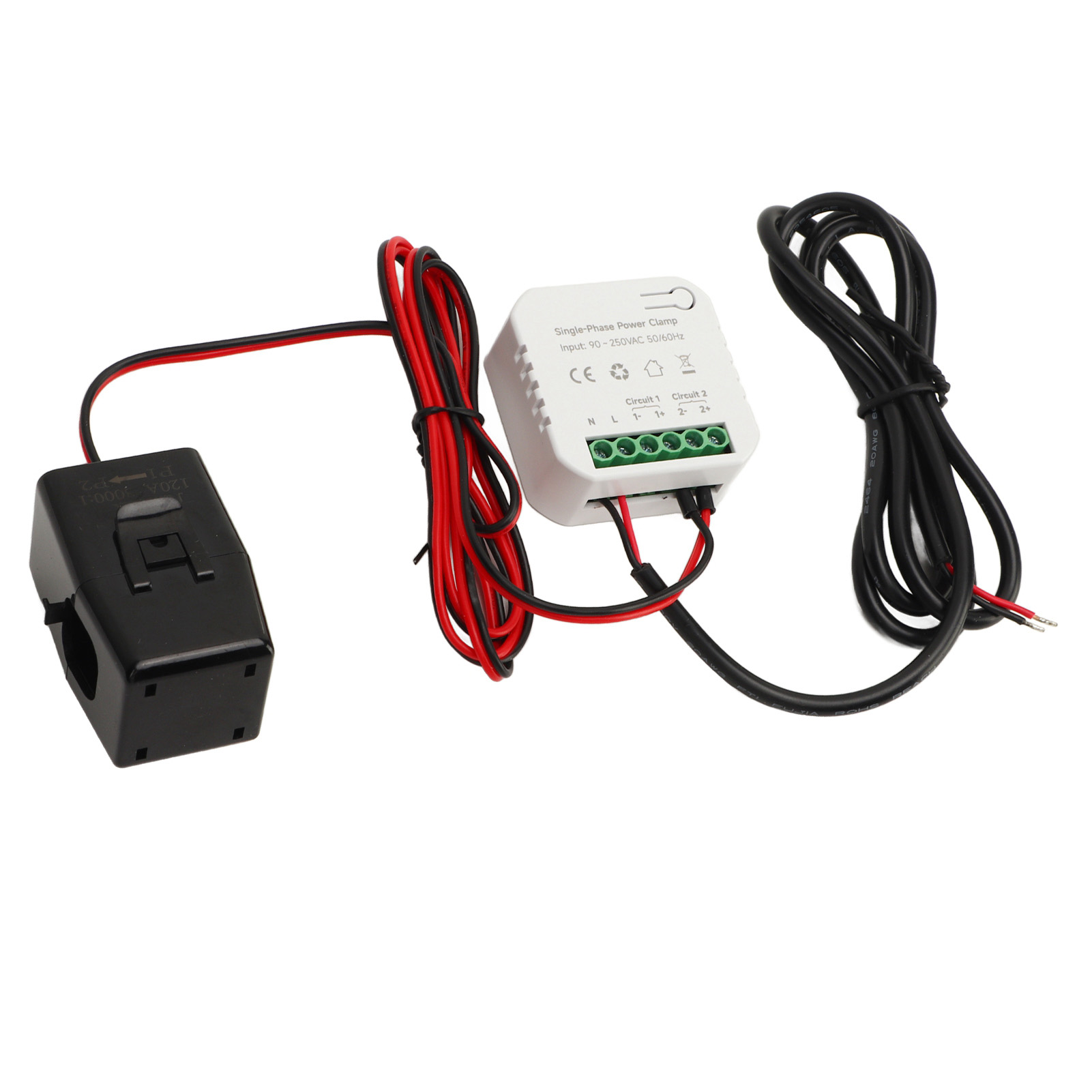 Intelligenter 90-250v Ac-wlan-energiezähler Mit Echtzeitüberwachung Per App, Stromverbrauchsaufzeichnung Und Kwh-zähler