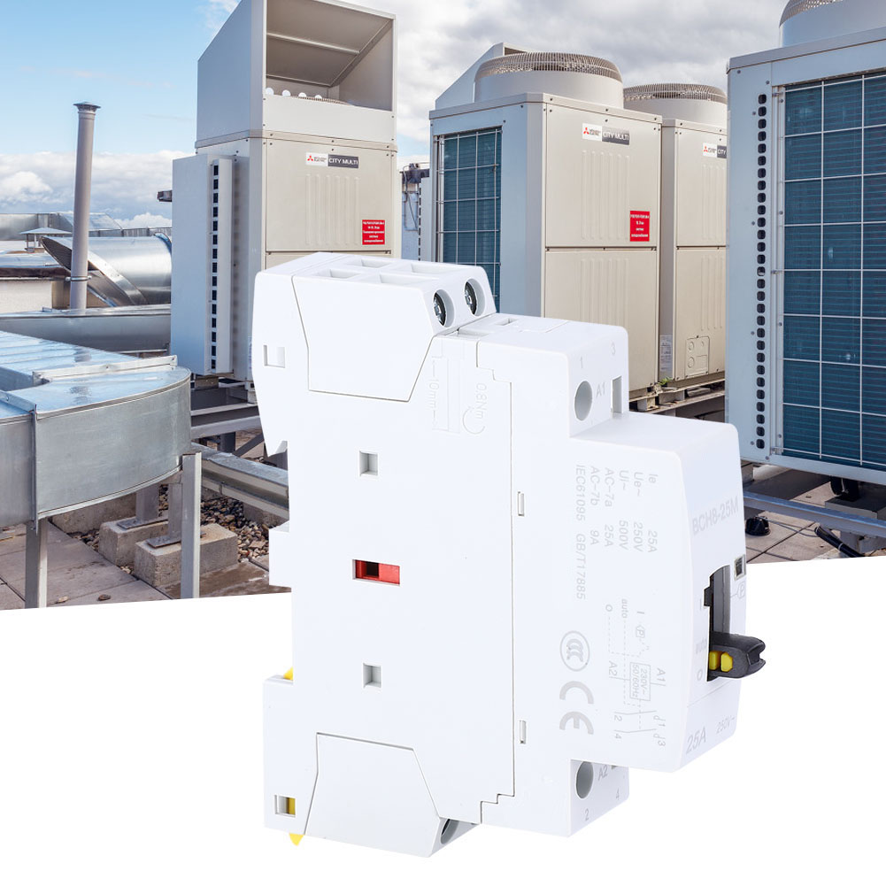 2p25a Modularer Haushalts-wechselstromschütz Mit Manueller Steuerfunktion 230v 50/60hz (1no 1nc)