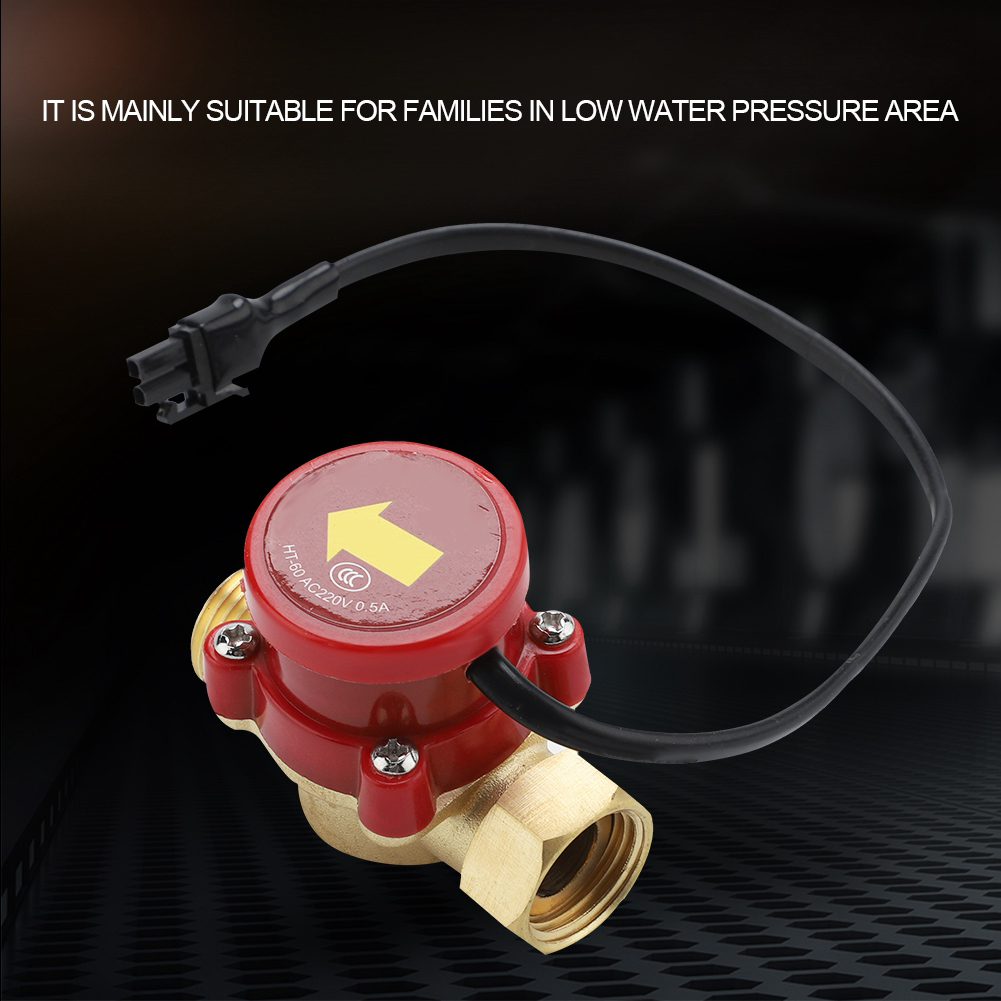 1 Stück Ht-60 Ac220v 0,5a G1/2"-1/2" Gewinde Wasserpumpen-durchflusssensorschalter