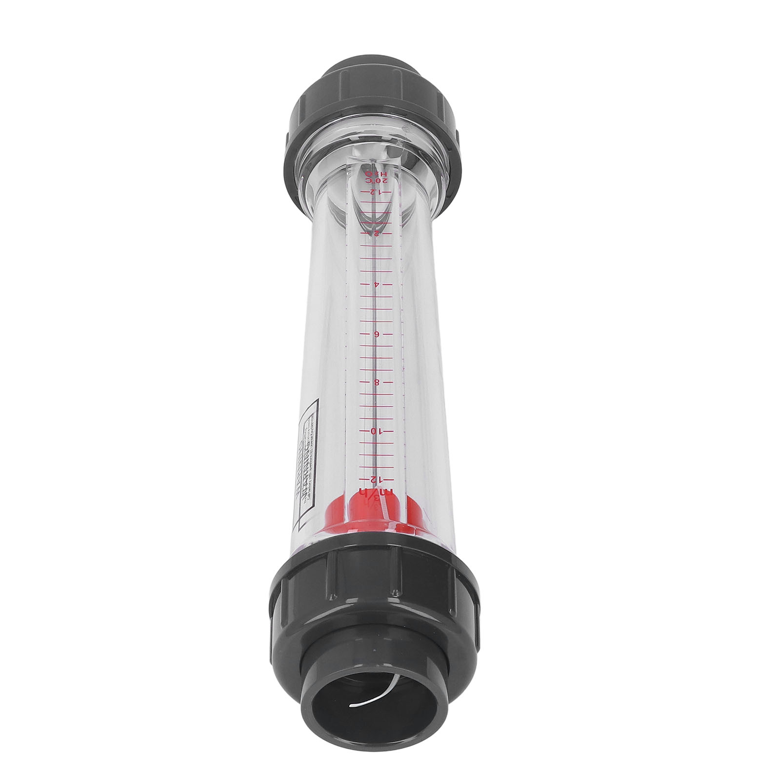 Flüssigkeitsrohr-durchflussmesser, Hochpräzise, Transparente Kunststoffrohre, 1,2–12 M³/h