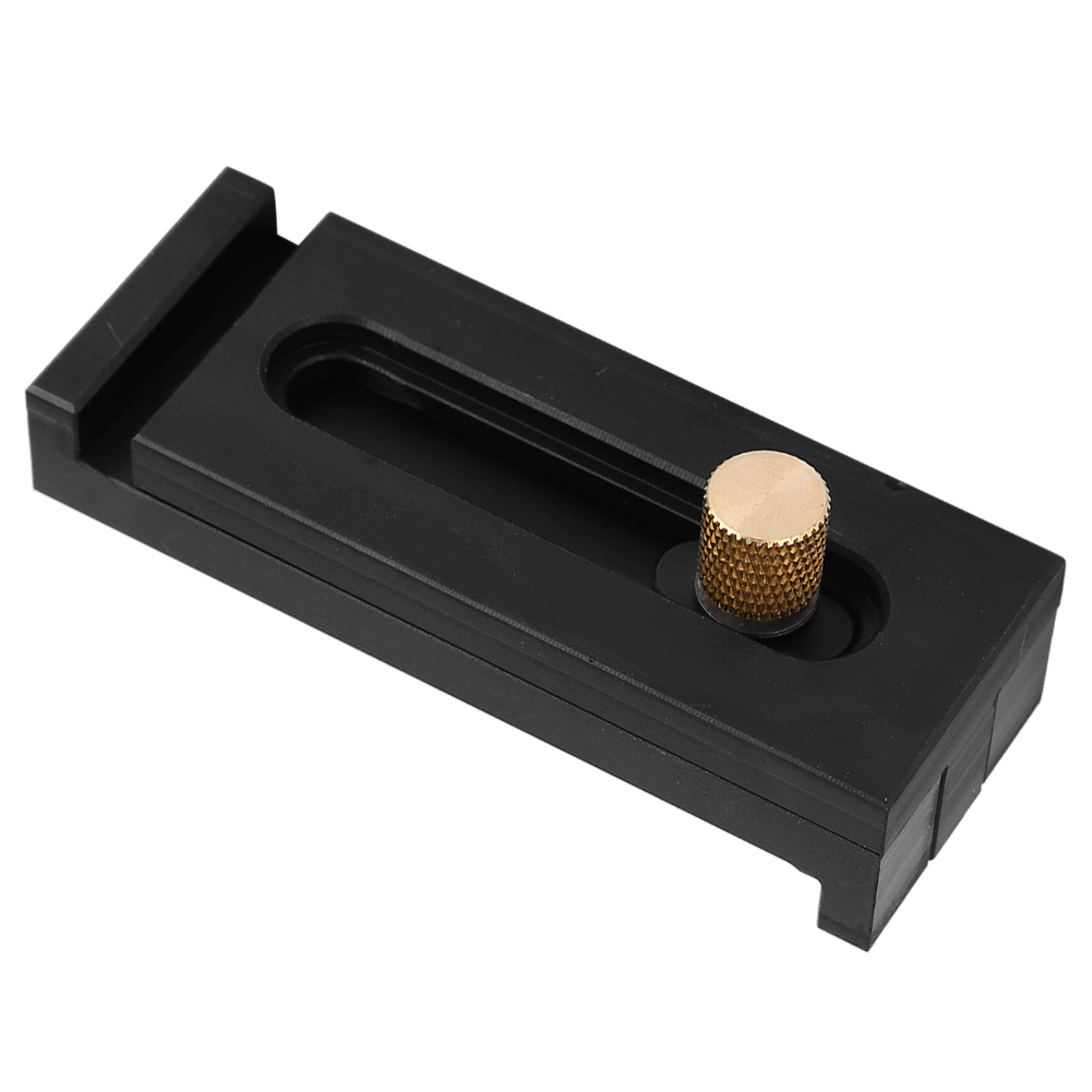 Markierungslineal Aus Schwarzem Aluminium Und Messing, Tiefenmesser, Holzbearbeitungslineal